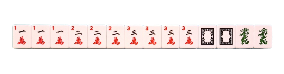 Consecutive Run Line 6 2025 NMJL Card