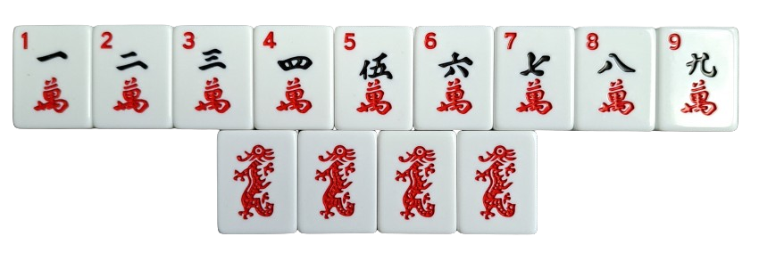 Craks with Matching Red Dragons