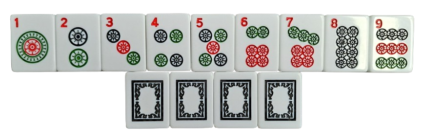 Dots with Matching White Dragons/Soaps