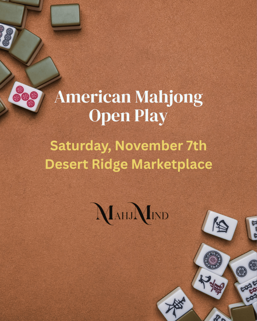 American Mahjong Open Play November 2026 at Desert Ridge Marketplace